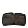 Picture of eske Aiden Genuine Leather Mens Zip Around Wallet - Textured Pattern - 3 Card Holders