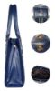 Picture of The Clownfish Alvis Handbag for Women Office Bag Ladies Shoulder Bag Tote For Women College Girls-Checks Design (Navy Blue)