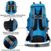 Picture of THE CLOWNFISH Summit Seeker 90 Litres Polyester Travel Backpack for Mountaineering Outdoor Sport Camp Hiking Trekking Bag Camping Rucksack Bagpack Bags (Sky Blue)