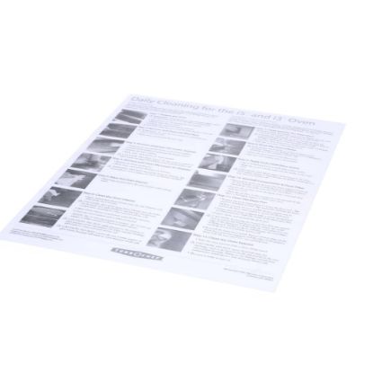Picture of Turbochef Poster Daily Cleaning I5 Or Part# DOC-1051