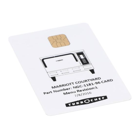 Picture of Turbochef Smart Card Marriott Courtyard Part# NGC-1181-96