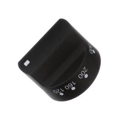 Picture of Bertazzoni Electric Thermostat Knob Black Part# 4010444