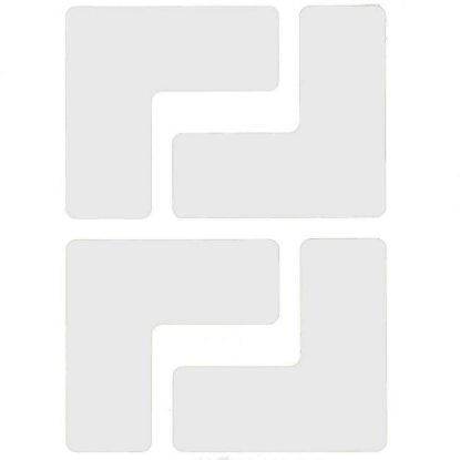 Picture of Brady® 2 In X 5 In B514 White Floor Ls 20/Pkg Part# - 104435