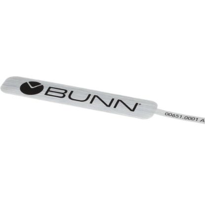 Picture of Bunn Decal, Bunn-black On Silver Part# 651.0001