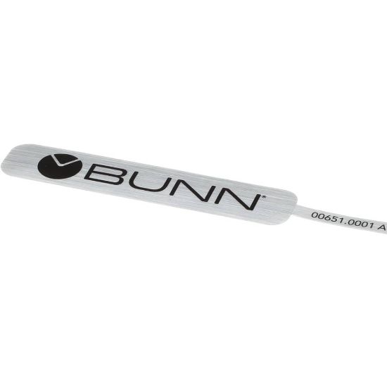 Picture of Bunn Decal, Bunn-black On Silver Part# 651.0001
