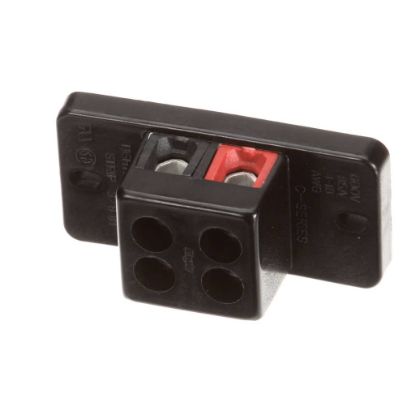 Picture of Bunn Terminal Block, 2 Pole Red/black Part# 1106.0001