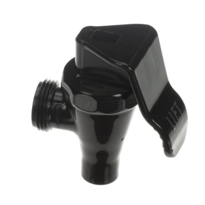 Picture of Bunn Faucet Assembly, Black Lift Handle Part# 3260.0021