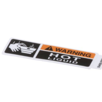 Picture of Bunn Decal, Warning-hot Liquid Part# 3409.0002