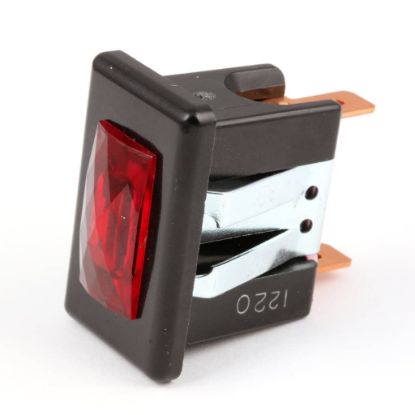 Picture of Bunn Lamp, 125V-black W/red Lens Part# 4226.0002
