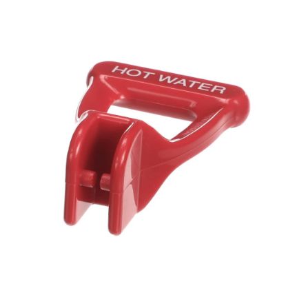 Picture of Bunn Handle, Faucet Red Hot Water Am Part# 7096.0104