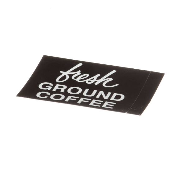 Picture of Bunn Decal, Fresh Ground Coffee Part# 11062