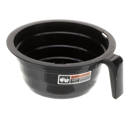 Picture of Bunn Funnel,w/decals-black Plastic Part# 20583.7003
