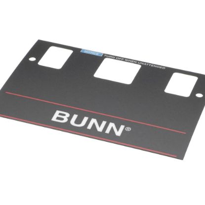 Picture of Bunn Decal, Control Part# 21667.0001