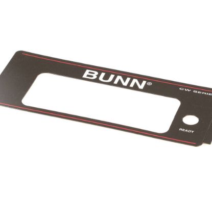 Picture of Bunn Decal, Control Panel Part# 22289.0001