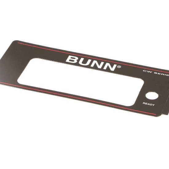 Picture of Bunn Decal, Control Panel Part# 22289.0001
