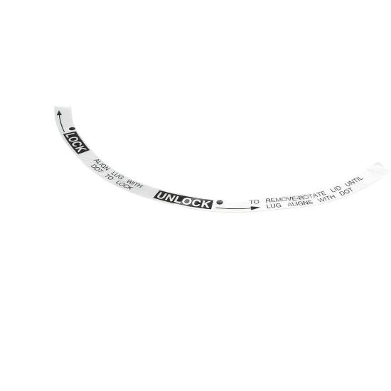 Picture of Bunn Decal, Lock-unlock Part# 26803