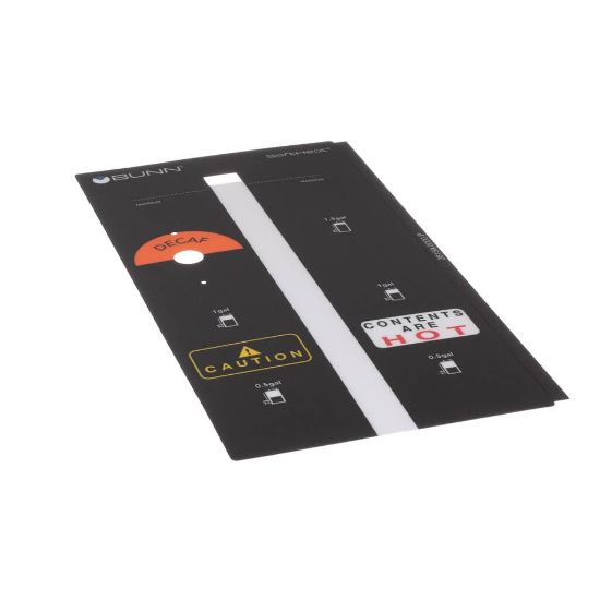 Picture of Bunn Decal,decor W/indicators(1.5g Part# 28159