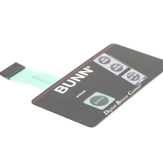 Picture of Bunn Switch, Membrane 1-Lower & 2-Upper Warmers Part# 29006.0003
