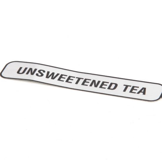 Picture of Bunn Decal, Unsweetened Tea Part# 29989.0001