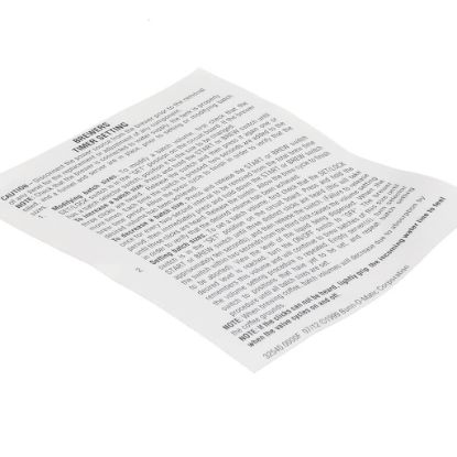 Picture of Bunn Decal, Digital Timer - Batch Set Part# 32540