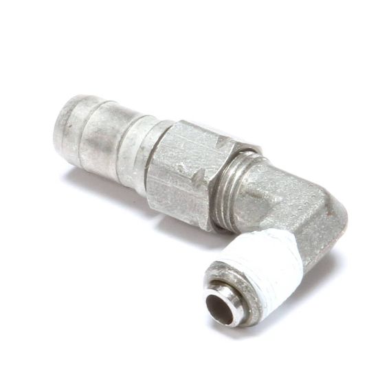 Picture of Bunn Elbow Assembly, .125 Mpt X.35 Barb Part# 32648