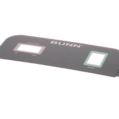 Picture of Bunn Decal, Control Panel Part# 36590