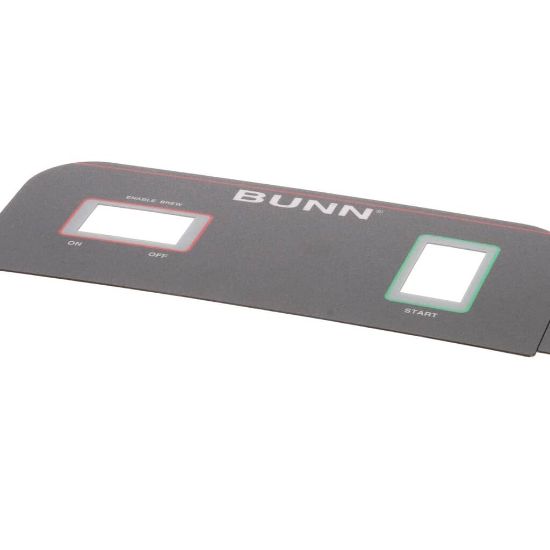 Picture of Bunn Decal, Control Panel Part# 36590