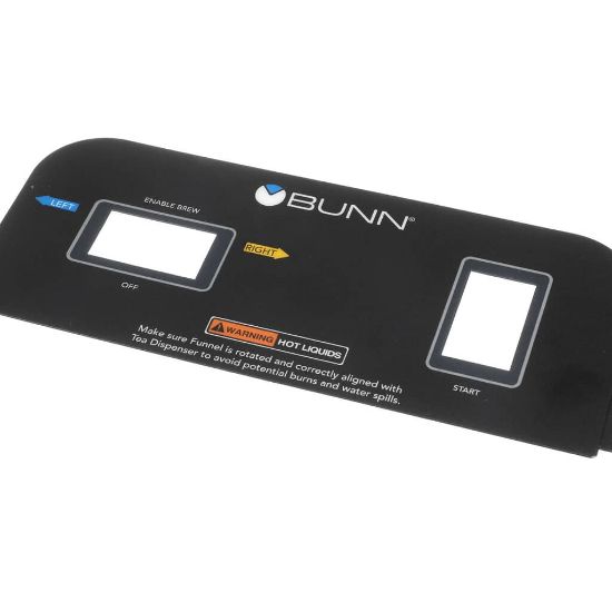 Picture of Bunn Decal, Cont Pnl Dual Dilu Part# 36590.0032