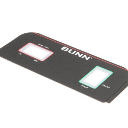 Picture of Bunn Decal, Control Panel Part# 36590.0017