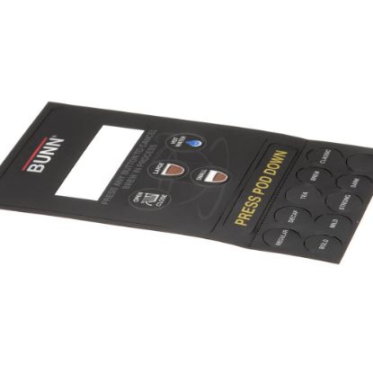 Picture of Bunn Decal Sheet, Switch/flavor Labels Part# 41145