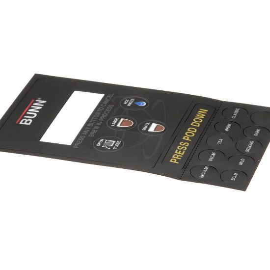 Picture of Bunn Decal Sheet, Switch/flavor Labels Part# 41145