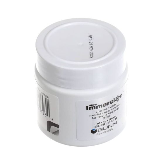 Picture of Bunn Tablet, Cleaning 1 Jar Sure Immersion Part# 42933.0002