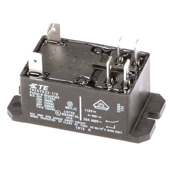 Picture of Bunn Relay, 30Amp Two Pole 120 Vac Part# 44150