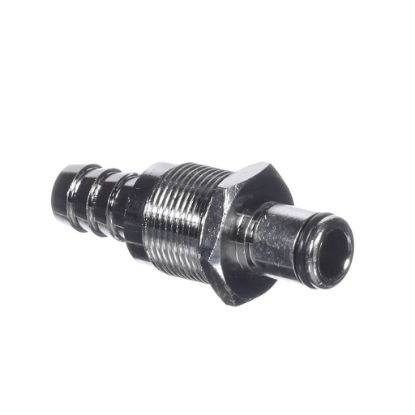 Picture of Bunn Coupling, Qk Conn 1/4 X 3/8 Barb Pnl Mt Part# 52905