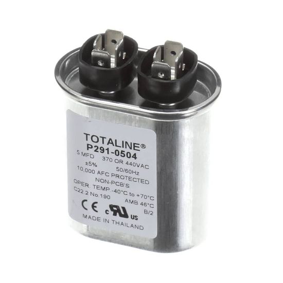 Picture of Carrier Capacitor (5 Uf @370Vac) Part# P291-0504