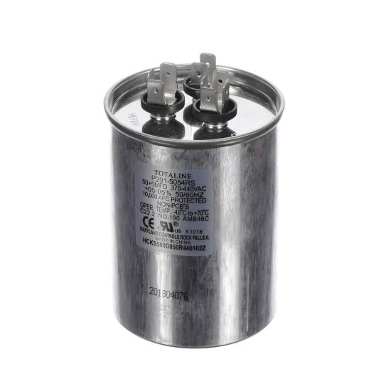 Picture of Carrier Run Cap Rnds 440V 50/5 Mfd Part# P291-5054RS