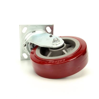 Picture of Carter-Hoffmann 6" Swivel Red Poly -Cw- Part# 18301-6214