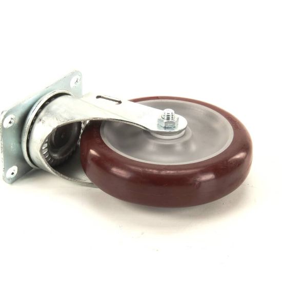 Picture of Carter-Hoffmann 5 Swivel Red Poly Delrin Part# 18301-5224
