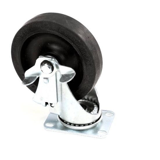 Picture of Carter-Hoffmann 5 Swivel Black Rbr With Brake Part# 18301-5113