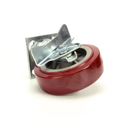 Picture of Carter-Hoffmann 6" Swv Red Poly W/bk Part# 18301-6215
