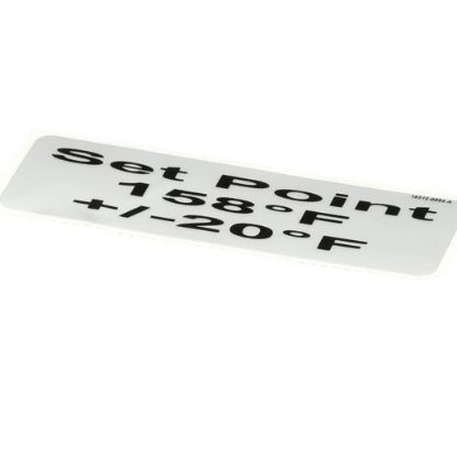 Picture of Carter-Hoffmann Decal, 158 +/-15 Deg F Part# 18312-0554