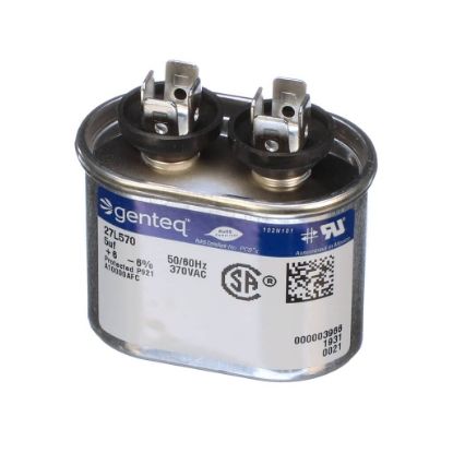 Picture of Carter-Hoffmann Capacitor 5Uf 370Vac Part# 18600-0019