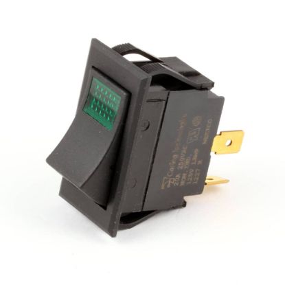 Picture of Carter-Hoffmann 120V Rocker Sw Grn 20A Part# 18602-0160
