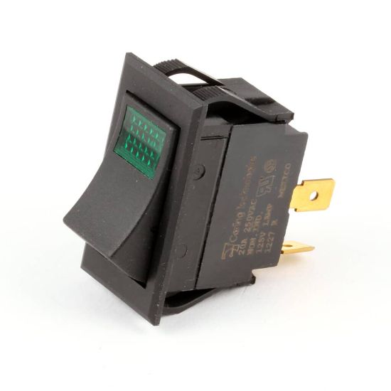 Picture of Carter-Hoffmann 120V Rocker Sw Grn 20A Part# 18602-0160