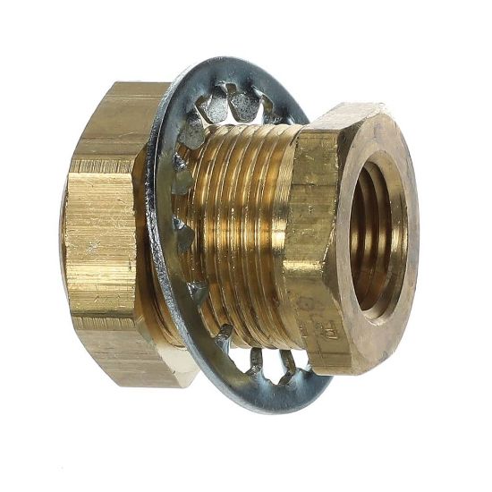 Picture of Cleveland Fitting Bulkhead 1/2Np T For 1 Part# 106157