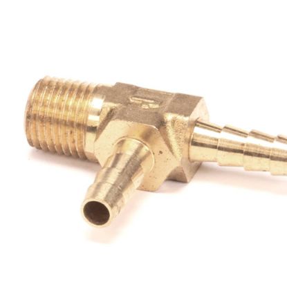 Picture of Cleveland Ftg Hose Barb Tee 1/4 Mle Run Part# 106588