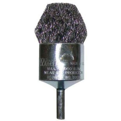 Picture of Weiler® 1/2" Crimped Wire Cntrldflare End Brush .014 Part# - 10302