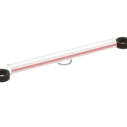 Picture of Cleveland Tube Glass - W/red Stripe And Washers Part# FK07302