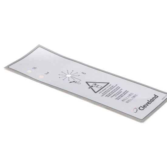 Picture of Cleveland Label Ket Front Panel Part# KE95555-1