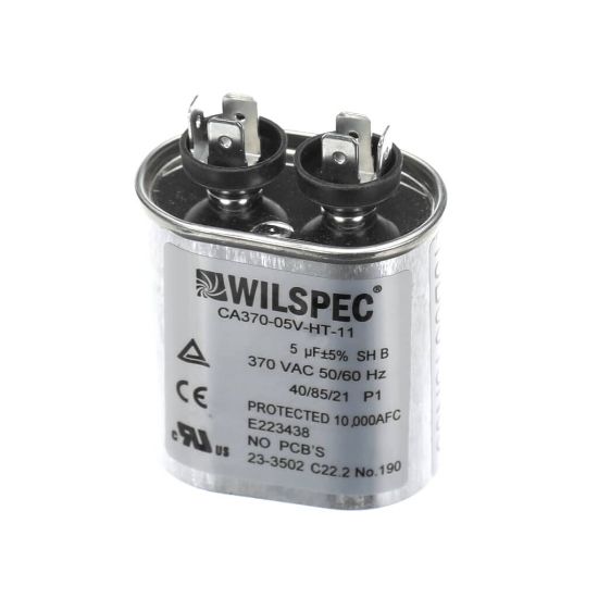 Picture of ClimateMaster Cap 5.0 Mfd 370V Oval Part# 15B0013N03